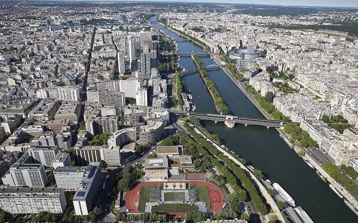 Vue aérienne © Ville de Paris