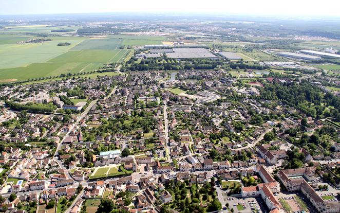 Vue aérienne © Mairie de Moissy-Cramayel