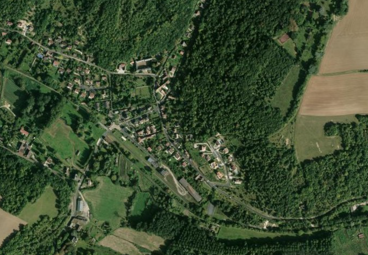 Vue aérienne © Commune de Saint-Hilaire
