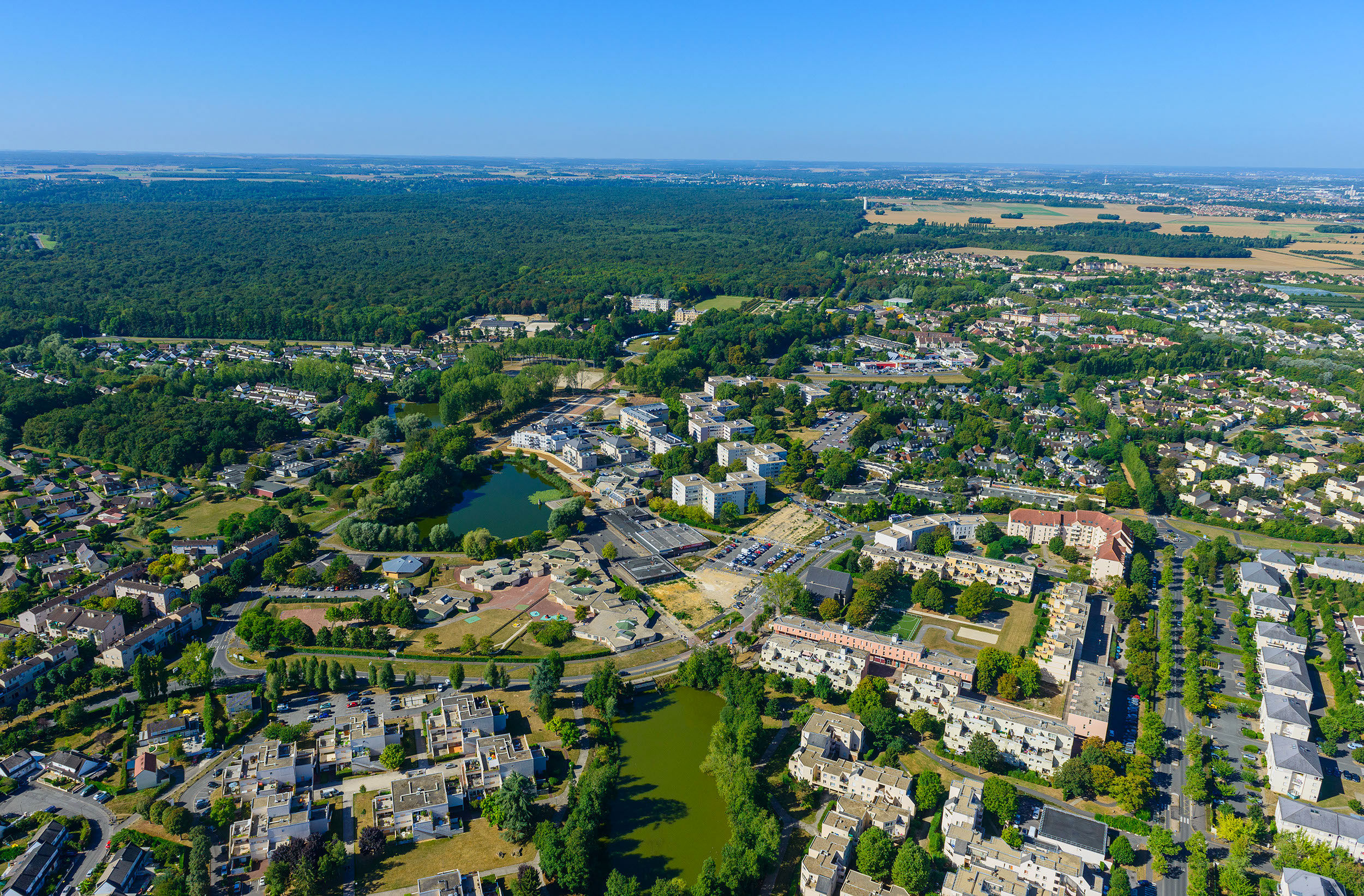 Vue aérienne ©Mairie de Savigny-le-Temple