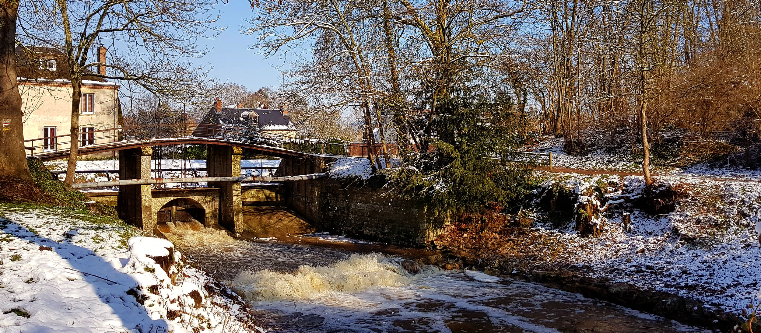 Combleux l'hiver