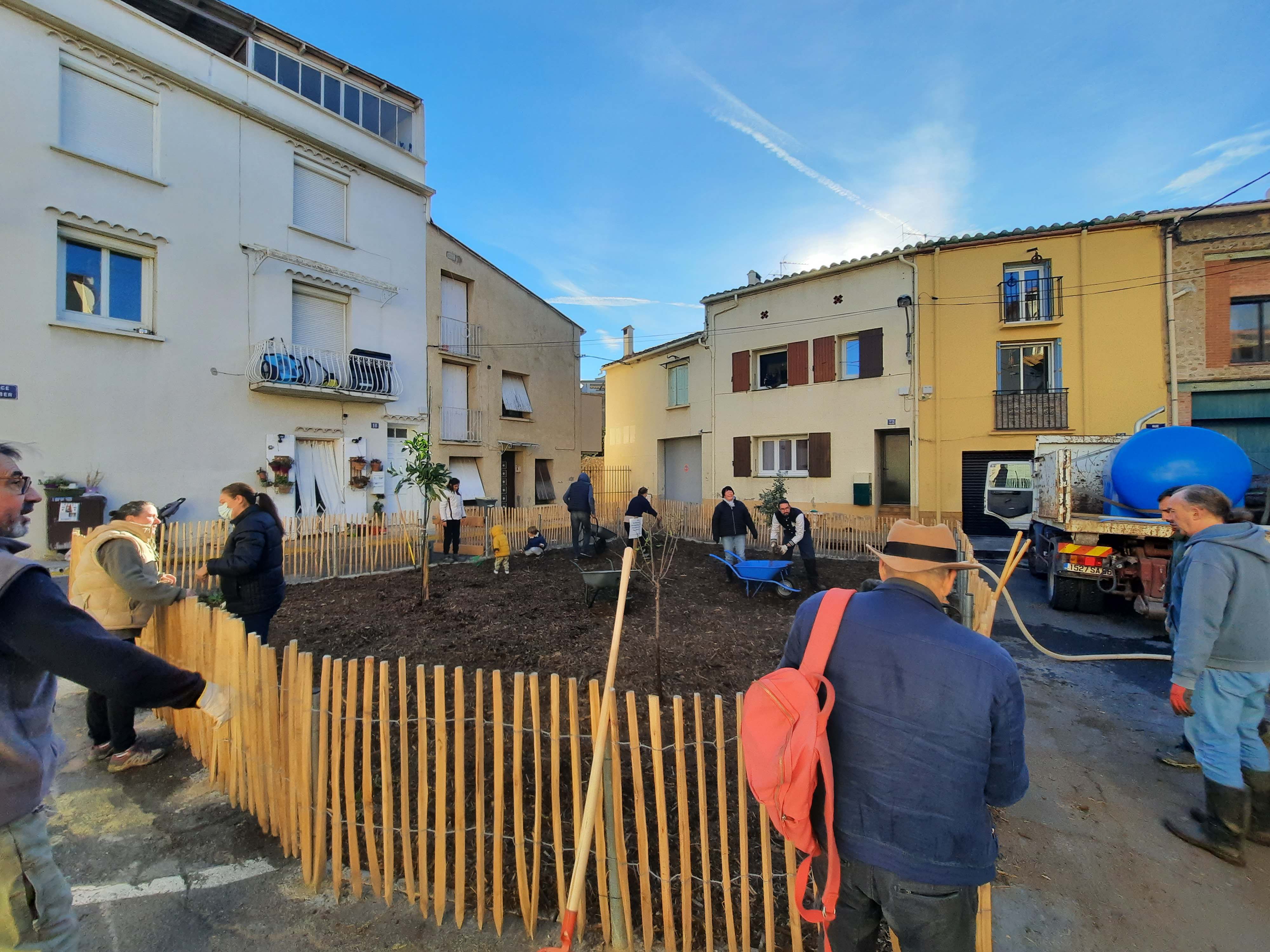 Végétalisation du centre urbain