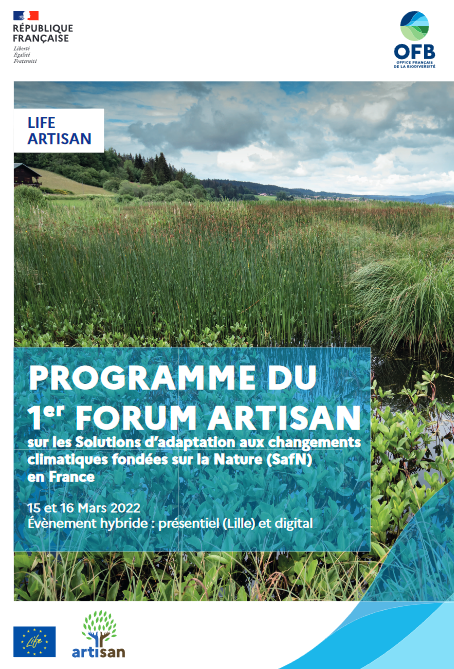 Retransmission du Forum Life ARTISAN – « le climat change, adaptons-nous avec la nature », 15-16 mars 2022