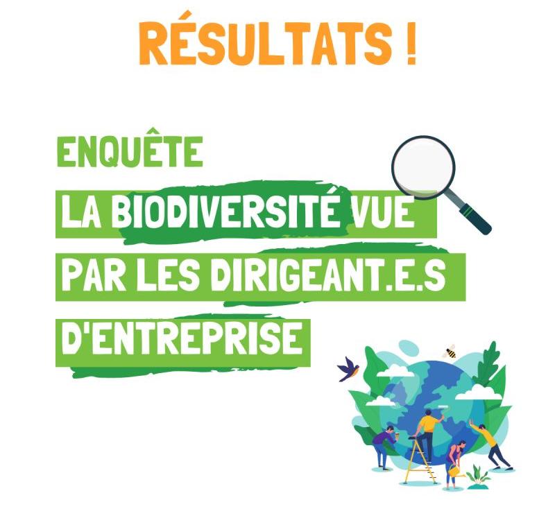 Webinaire résultats enqête dirigeants et biodiversité