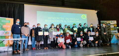 Valorisation des lauréats TEN 2020 et 2021, à l'occasion de la journée de réseau Biodiversité & territoires à Mondeville (14).