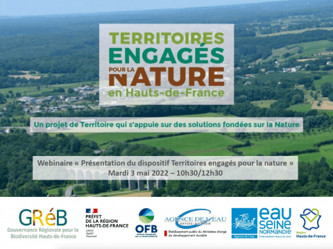 Replay - Webinaire « Territoires engagés pour la nature » en Hauts-de-France du mardi 03 mai 2022
