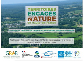 Replay - Webinaire « Territoires engagés pour la nature » en Hauts-de-France du mardi 03 mai 2022