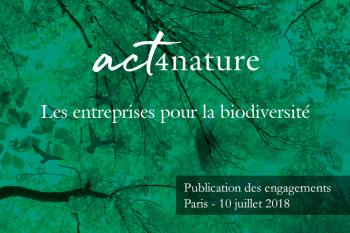 act4nature - publication des engagements