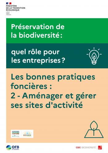 Visuel Bonnes pratiques foncières partie 2 : aménager et gérer ses sites d activités