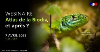 Webinaire  » Atlas de la Biodiv, et après? « , 7 avril 2023